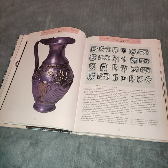 Book Antique Silver Guide Illustrated Deluxe Large Format Collectible - Picture 5 of 11